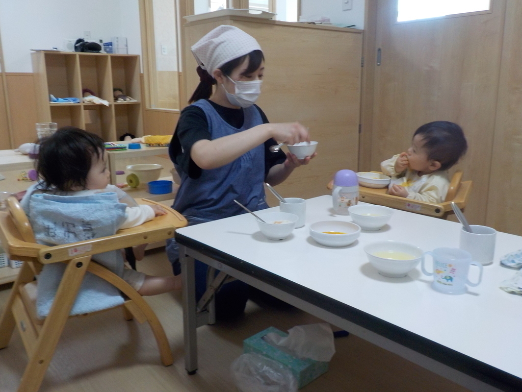 ほし組食事の様子