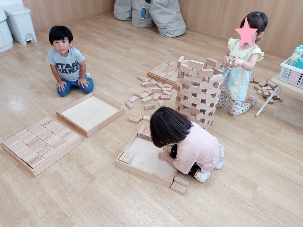 【3歳児にじ組】コーナーあそび