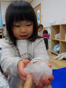 雪遊び・氷の実験