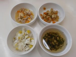 ９月行事食と室内装飾