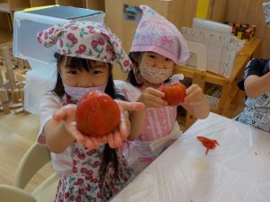 【ゆめ組】育てた野菜をクッキング