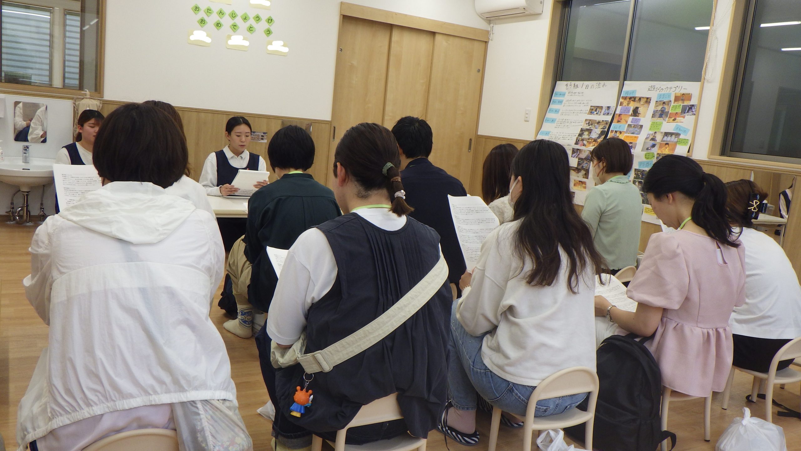保護者会の様子
