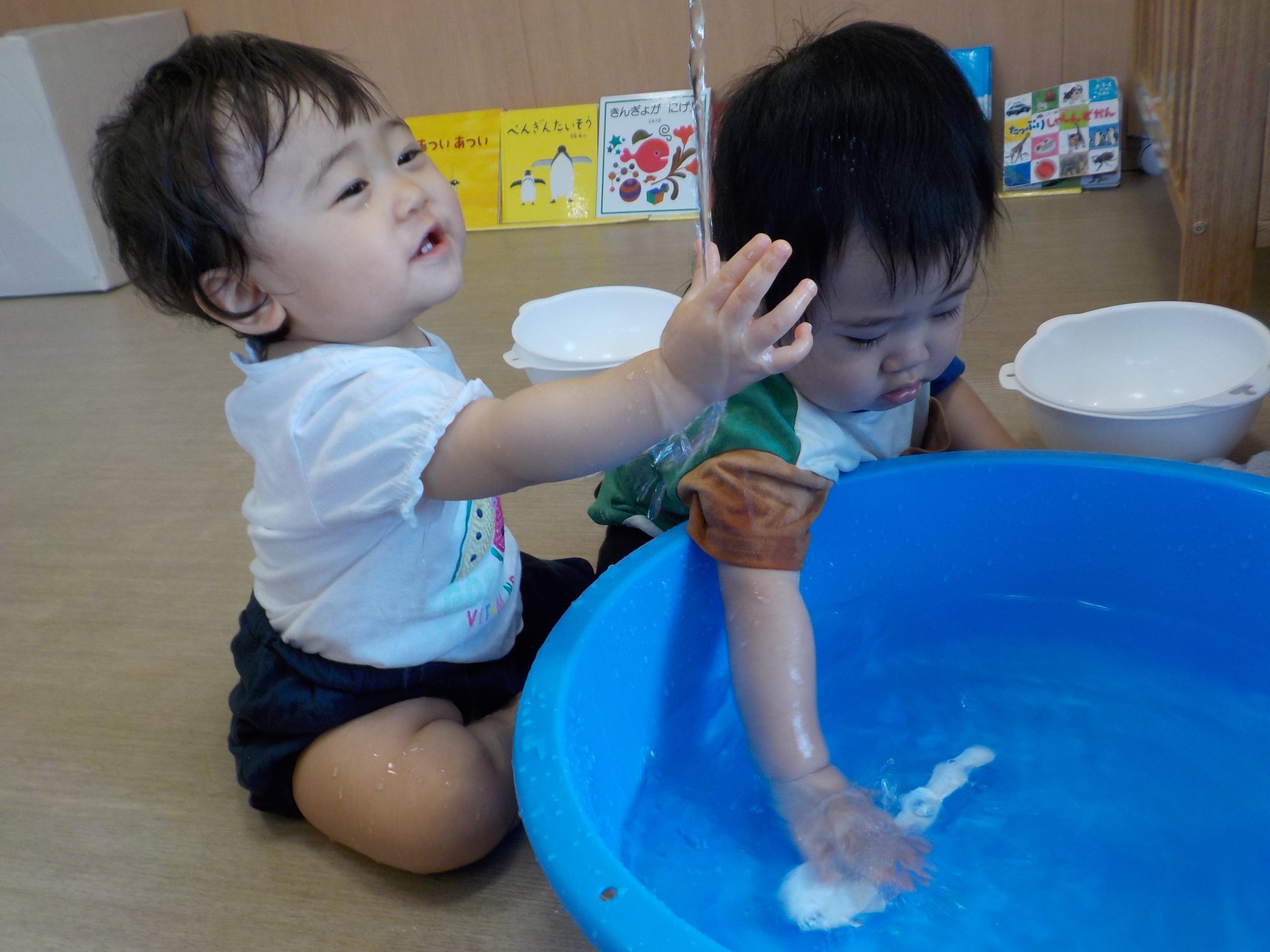 水遊び