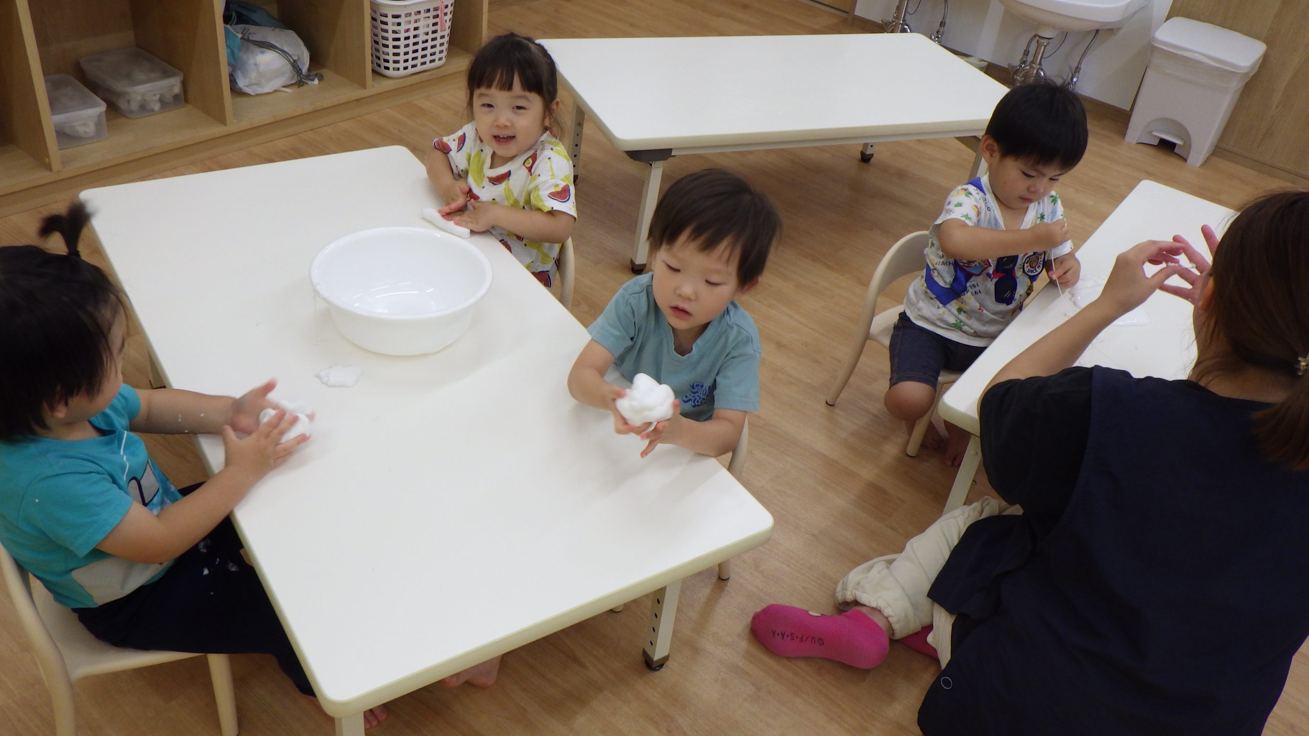 【そら組】泡粘土