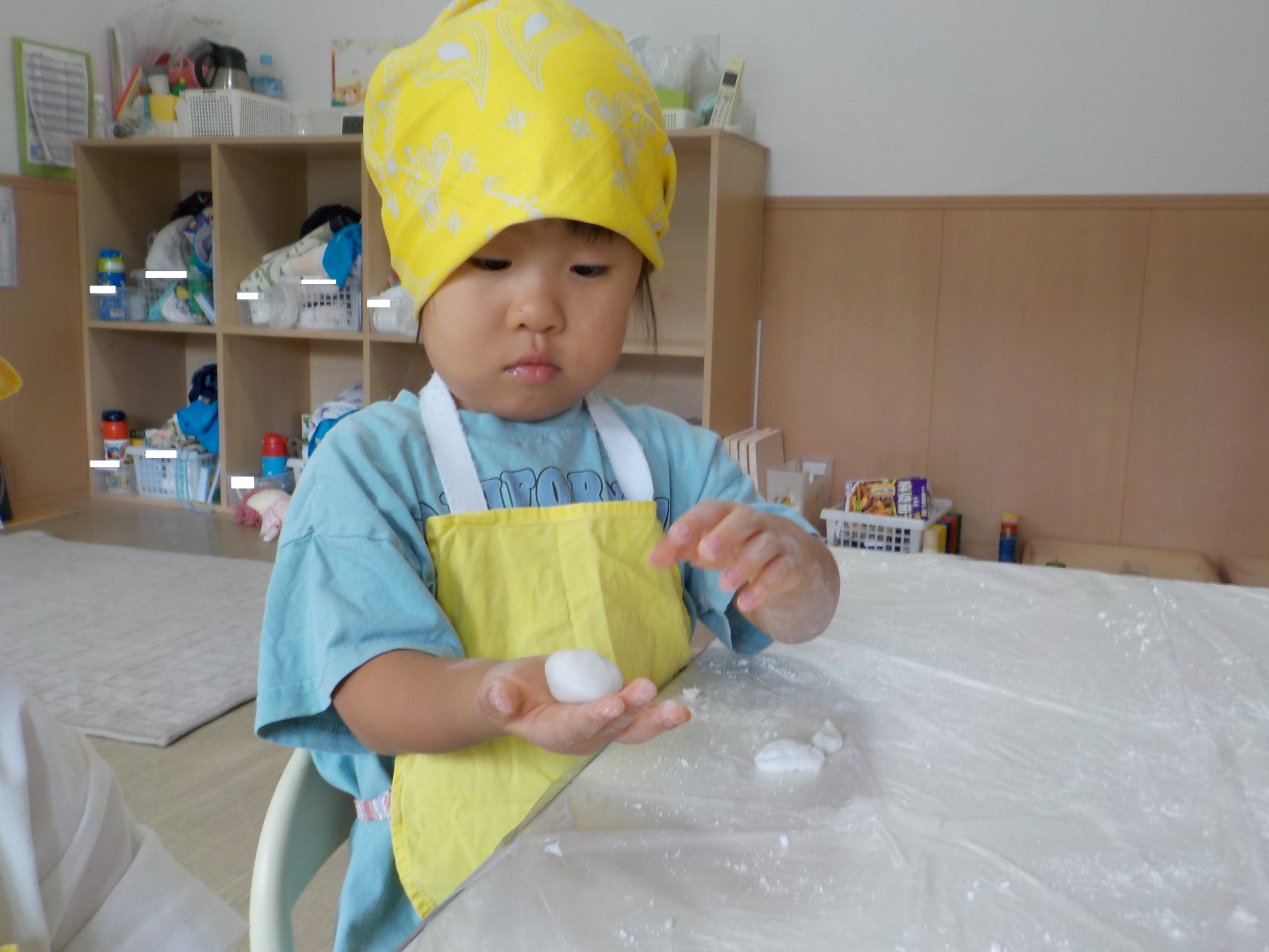 10月室内装飾【月見団子作り】