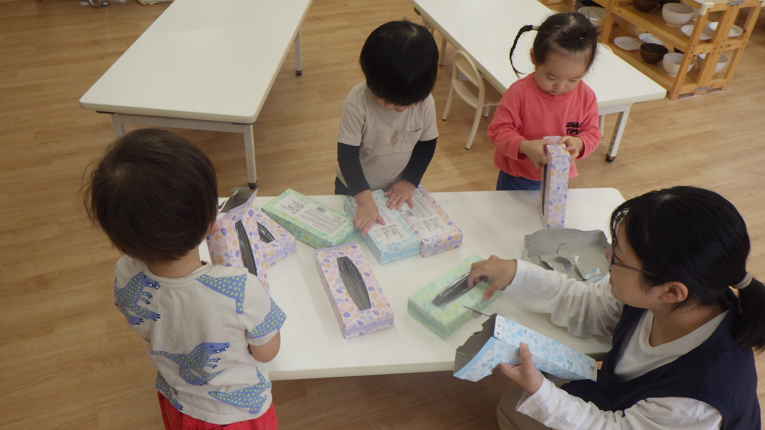 【そら組】廃材遊び