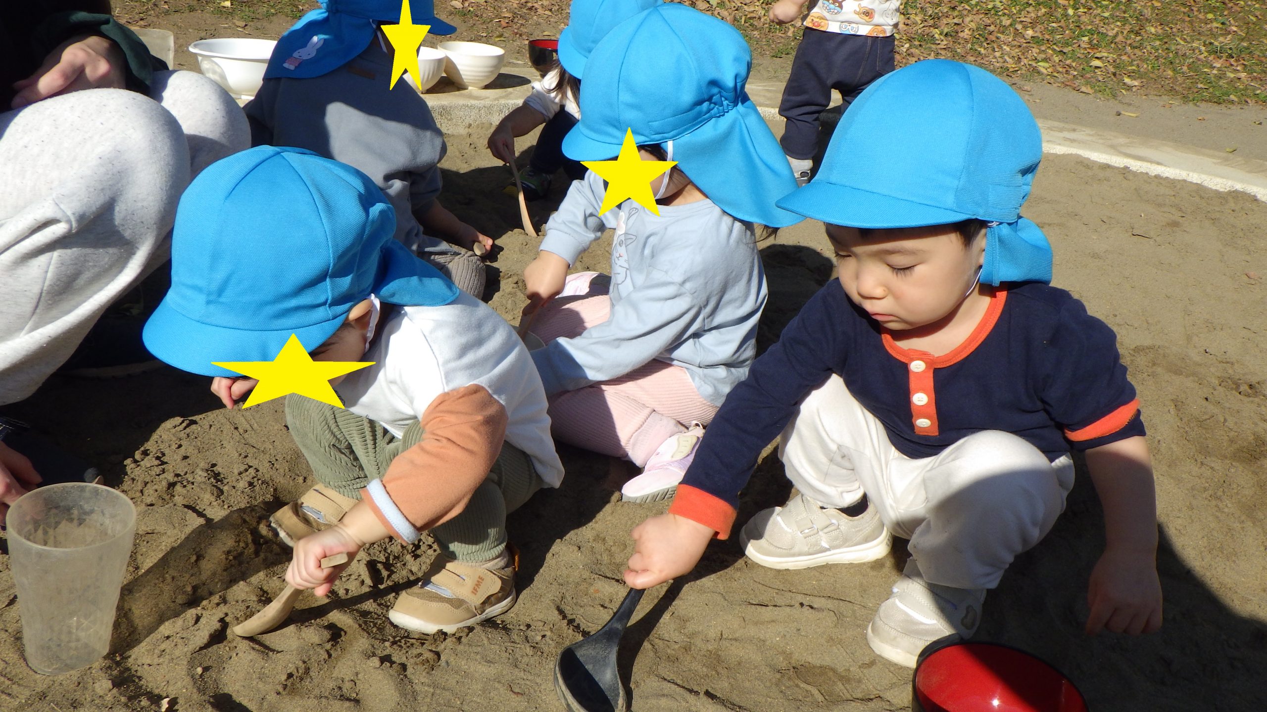 【つき組】砂遊び
