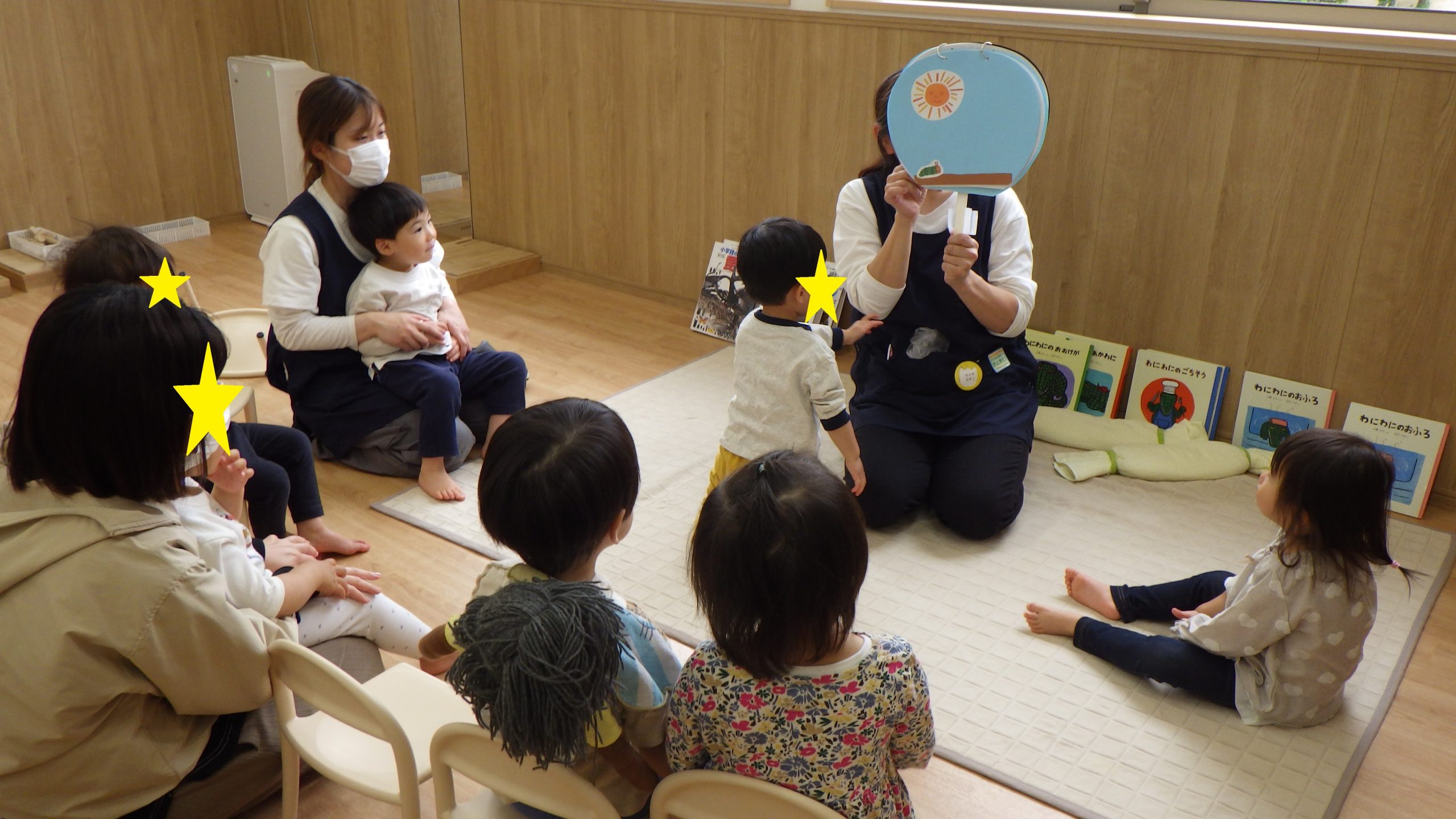 【そら組】4月のお誕生日会・4月の室内装飾【清明と穀雨】