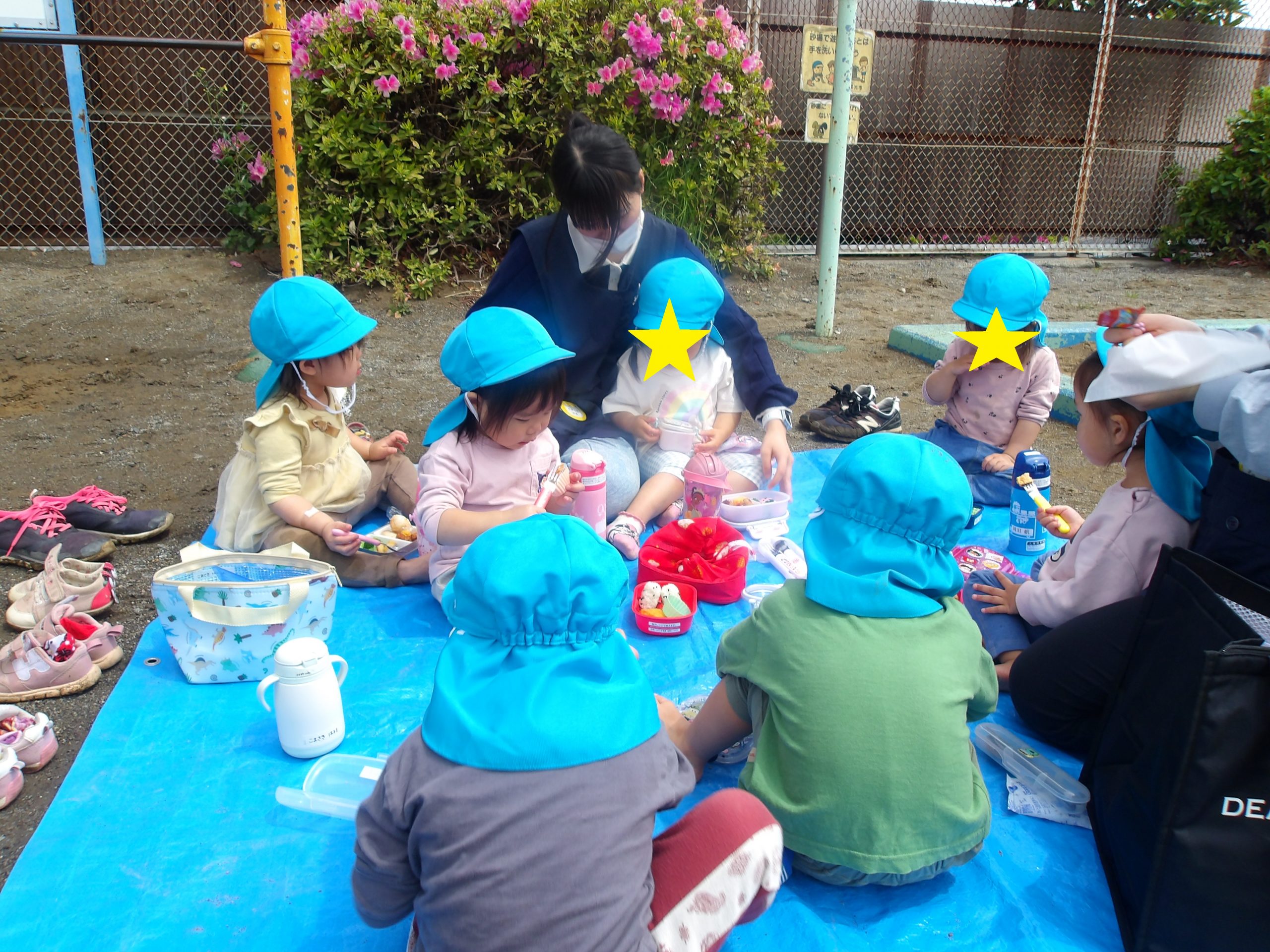 春のぽかぽかお弁当散歩